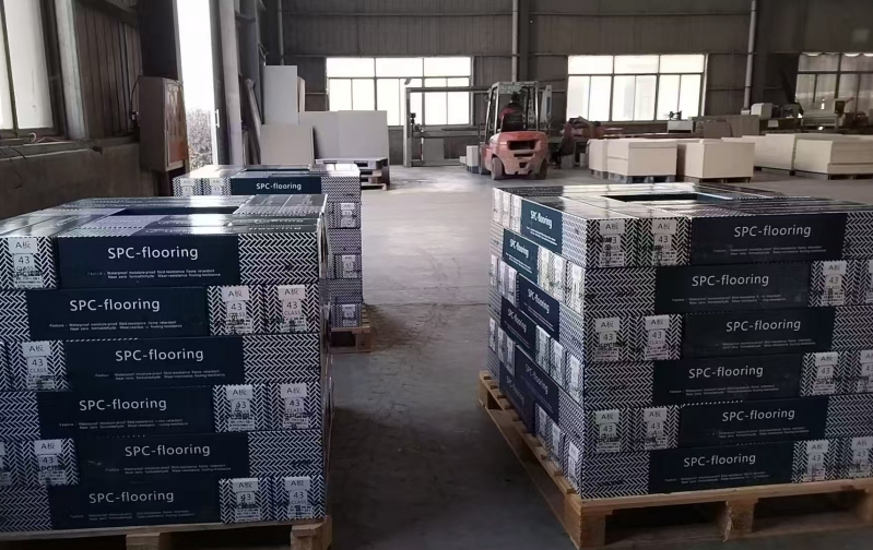 祝获我公司wpc石晶地板出口哈萨克斯坦！感谢国外朋友的支持！