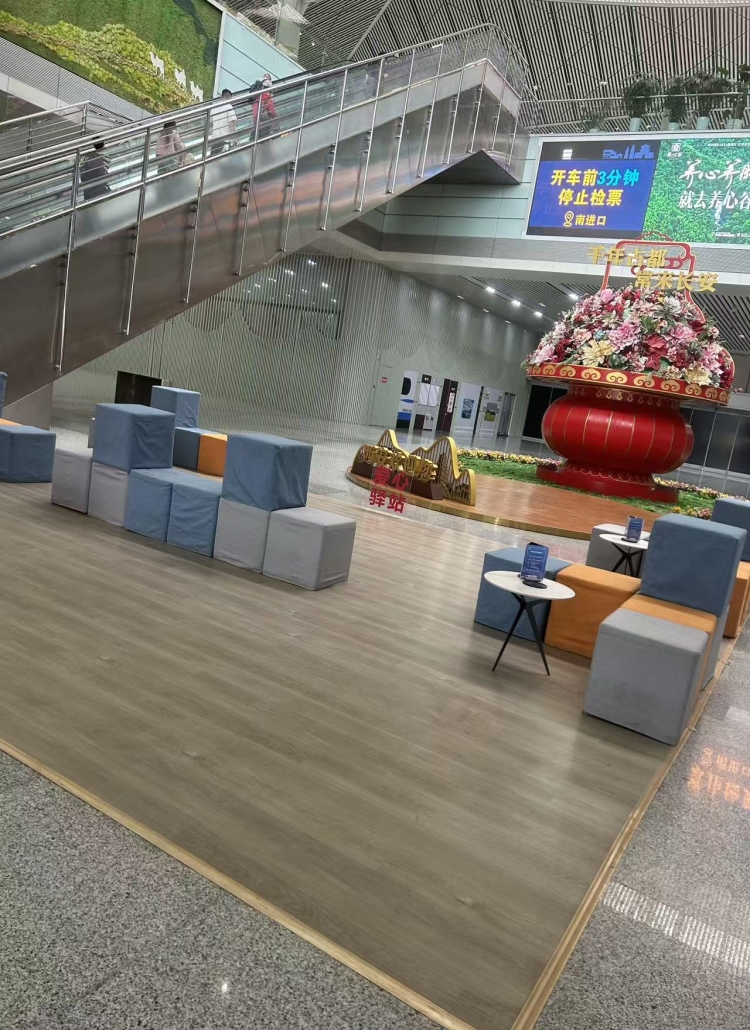 商场石晶地板工程案例